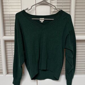 A New Day Forest Green Knit Top